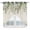 Sage Green, variant on Swag Valance Curtains for Windows, Green Light Filtering Kitchen Curtains with Rod Pocket, Eucalyptus Leaves Decorative Window Treatment Valances for Living Room, 36x36 - 2 PCS