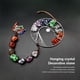 thumbnail image 2 of Cristales Piedras Portátil Cuelga Decoración DIY Pared Arte Colgantes Montado en la pared Presentes Adornos Accesorios Salón Coche Silver Wire Jumpingount HA047833-02, 2 of 7