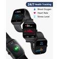 thumbnail image 3 of Reloj, Inteligente con Alexa Integrada y Pantalla 1.95", Deportivo IP68 para Hacer Llamadas, Monitor de Sueño y 100 Modos, Compatible iOS/Android, 3 of 7