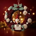 thumbnail image 5 of Christmas Fabric Wreath DIY Kit, Fabric Patchwork Wreath Making Set, Holiday Front Door Wall Hanging Decor for Xmas Home Decor, 5 of 6