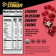 thumbnail image 3 of Honey Stinger Organic Cherry Blossom Energy Chew | Gluten Free & Caffeine Free | for Exercise, Running and Performance | Sports Nutrition for Home & Gym, Pre and Mid Workout | 12 Pack, 21.6 Ounce, 3 of 5