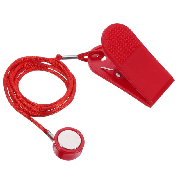 Reemplazo de llave de seguridad de imán universal de plástico ABS Uxcell para la mayoría de las caminadoras 0.75"
