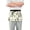 Cactus and Pink Flowers, variant on Winter Frost Ornament Server Apron with 3 Pockets Waterproof Waitress Waist Short Apron for Man Woman 12 Inches