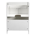 thumbnail image 5 of Ktaxon Farmhouse 24'' Bathroom Vanity Cabinet without Sink Ceramic Top, Washed White (Only Cabinet), 5 of 15