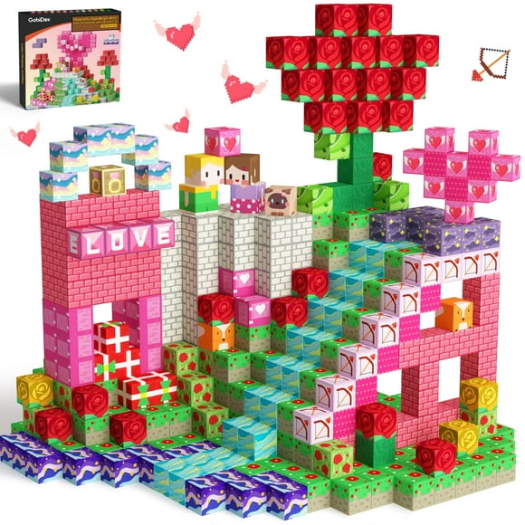 Bloques de construcción magnéticos GoBidex MagWonder Princess 100 unidades