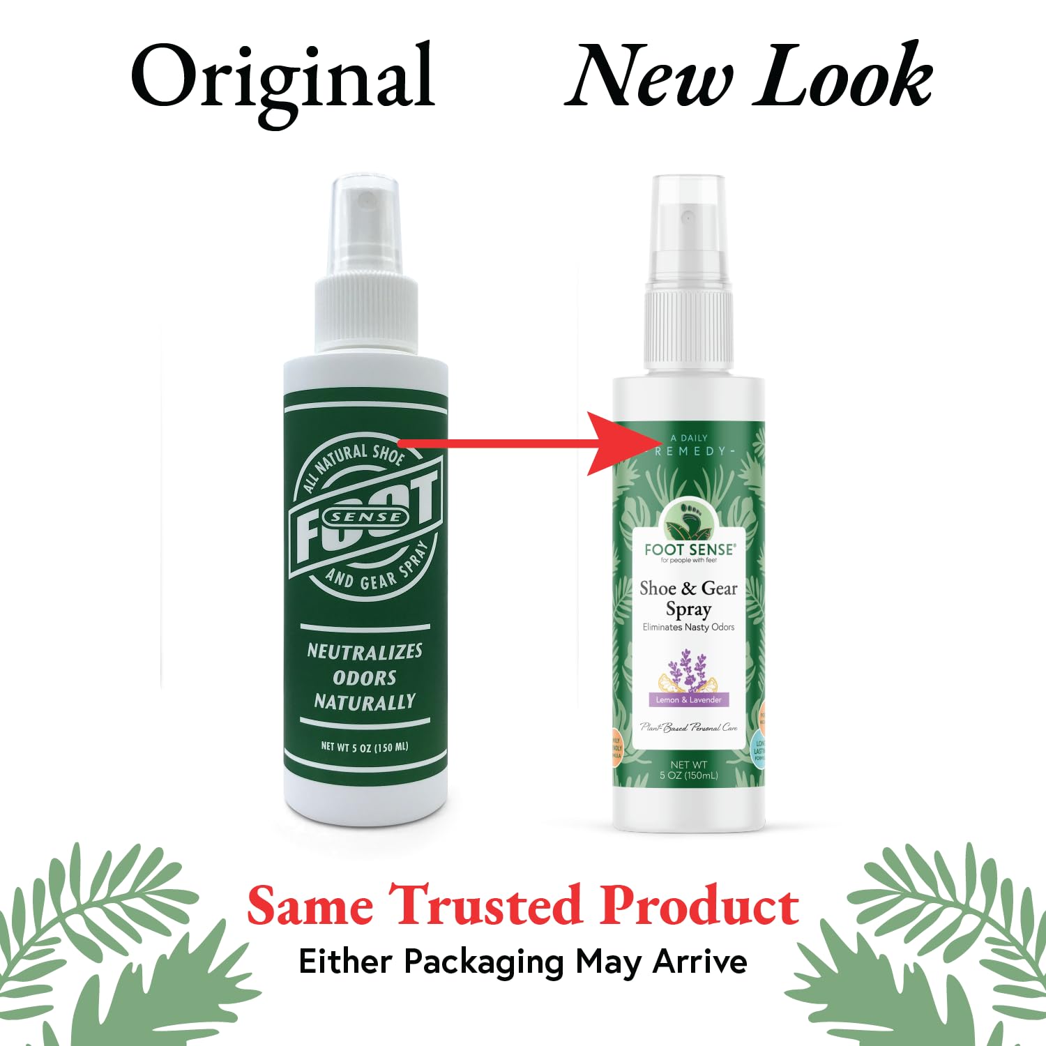 Natural Shoe Deodorizer and Foot Spray – Foot Odor Eliminator for Shoes ...