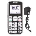 thumbnail image 1 of Teléfono para personas mayores con botón grande 3000Ah Carga USB 2G GSM 100‑240V Pantalla de 2 pulgadas Teléfono desbloqueado 2G para personas mayores Enchufe negro de EE. UU., 1 of 14