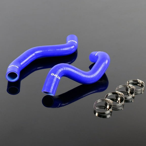 PIT66 Silicone Radiator Hose Kit Blue with Clamps Fit for Scion Toyota TC 2AZ-FE 2.4L 2005-2011