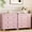 Pink, variant on FANRAL Nightstand Set of 2,3 Large Drawer,29.5" Tall Night Stand,27.5" Wide Side Table,Wood Bedside Table Modern End Table,Small Wide Dresser for Bedroom,White Nightstand