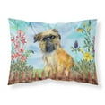 thumbnail image 1 of Carolines Treasures CK1249PILLOWCASE Taie d'Oreiller Standard en Tissu à Ressort Brussels Griffon, 1 of 2