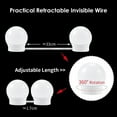 thumbnail image 2 of Kit de Luces LED leyfeng para Espejo de Tocador 10 Bombillas Regulables, 2 of 8