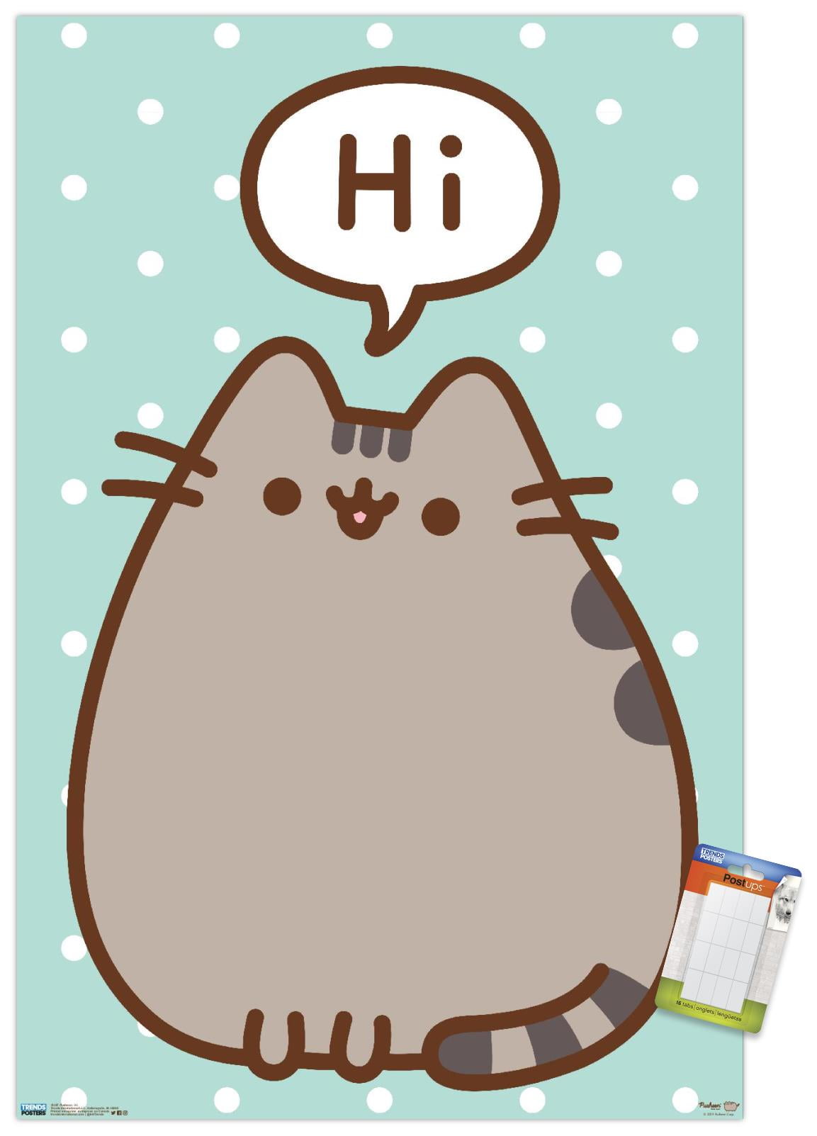 Pusheen Hi Premium Poster and Poster Mount Bundle Poster