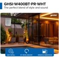 thumbnail image 6 of Gemini GHSIW400BTPRWHT White 4 Outdoor Pair Speakers, 6 of 7