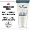 thumbnail image 4 of (2 pack) Cremo Sensitive Skin Concentrated Shave Cream, Unscented, 6 oz, 4 of 9