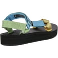 thumbnail image 3 of Teva Midform Universal Women's Vegan Platform Strappy Sandal In Blue Size 10, 3 of 6