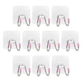 thumbnail image 1 of 10 ganchos adhesivos de acero inoxidable sin perforaciones para montaje en pared., 1 of 6