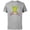 Athletic Heather, variant on Disney Mickey Mouse Sitting Down Retro Pop Art - Short Sleeve Cotton T-Shirt for Adults - Customized-Yellow
