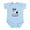 Sky Blue, variant on CafePress - A Little Husky Infant Bodysuit - Baby Light Bodysuit, Size Newborn - 24 Months