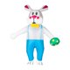 thumbnail image 1 of Disfraz inflable de conejo de Pascua, disfraz inflable para adultos, traje de de cuerpo completo para juego de rol, 1 of 9