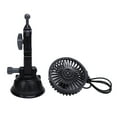 thumbnail image 2 of USB Car Fan, Suction Cup Fan 360 Rotation 3 Speed Adjustable Silent Technology with Suction Cup for Car Truck SUV RV Boat, 2 of 7