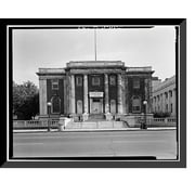 Historic Framed Print, Ives Memorial Library, 133 Elm Street, New Haven, New Haven County, CT - 5, 17-7/8" x 21-7/8"