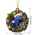 thumbnail image 3 of Adorno de Navidad Árbol encantador Regalo Adorno Árbol de Navidad Decoración de fiesta colgante Wmkox8yii fhajkh5528, 3 of 4