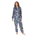 thumbnail image 2 of FORMRS Onesies Pajama for Adults Unisex Hoodie Winter Jumpsuit One Piece Sleepwear, Sizes S-2XL, Cartoon Ocean Pattern, 2 of 7