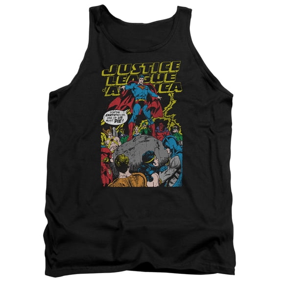 JLA Justice League Ultimate Scarifice Adult Tank Top Black