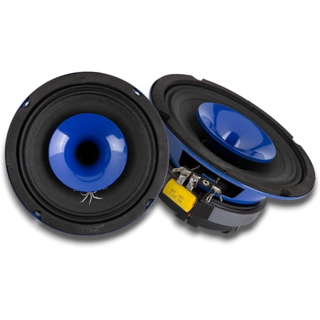 Soundstream SPM.654C – Pro Audio 6.5 Inch Midrange Car Speaker | High Performance SPL Speakers for Loud Sound | 450W Max 6.5” Midrange Car Speakers with Compression Tweeter and Aluminum Basket - Pair