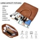 thumbnail image 4 of Bolso de mano tejido JOTOFIT para mujer de piel vegana con monedero, 4 of 7