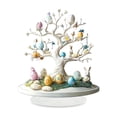 thumbnail image 2 of Easter Table Sign Decoration,2D Table Sign Spring Decorations Rabbit Tabletop Decor,Rustic Bunny Eggs Flower Table Centerpiece for Home Tiered Tray Home Party Favor Spring Indoor Decorations, 2 of 7