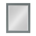 thumbnail image 1 of DesignOvation Miroir Mural Encadré Bosc, 21,5x27,5, Gris, 1 of 5