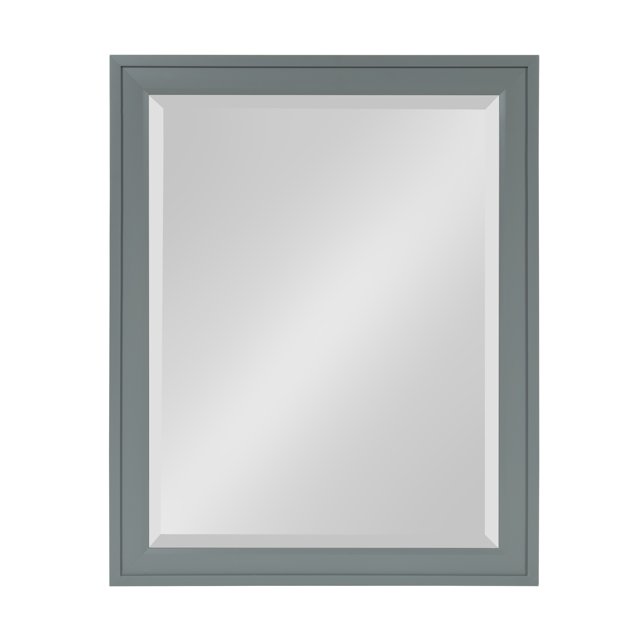 DesignOvation Miroir Mural Encadré Bosc, 21,5x27,5, Gris