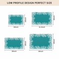 thumbnail image 5 of Aqua Coastal Coral Door Mat Indoor Outdoor,White Ocean Marine Sea Nautical Beach Non Slip Welcome Mat with Rubber Backing,Absorbent Fabric Front Door Mats Entryway Rug for Home Patio Entrance 18"x30", 5 of 9