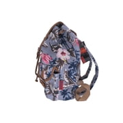 Bravo! Women's Backpack Flower Bloom Leaves Nature Rucksack Drawstring Bag