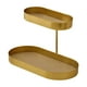 thumbnail image 2 of Organizador de tocador para baño, bandeja de tocador, estante de almacenamiento estable y resistente, soporte para cosméticos y perfumes para tocador. Almohadilla dorada y amarilla, 2 of 8