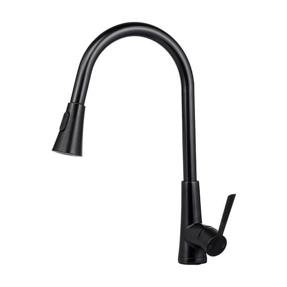 Pull-Down Kitchen Faucets, Single-Handle High Arc Sprayer Kitchen Sink Faucet
