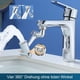 thumbnail image 2 of Extensor de grifo con brazo robótico giratorio de 1080°, accesorio de grifo universal con flujo de agua de modo dual, modo Aqua Blade y latón macizo sin plomo para fregaderos de cocina y baño, 2 of 5