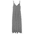 thumbnail image 3 of New Chess Board Sleeveless Dress dresses for official occasions clothes, 3 of 4