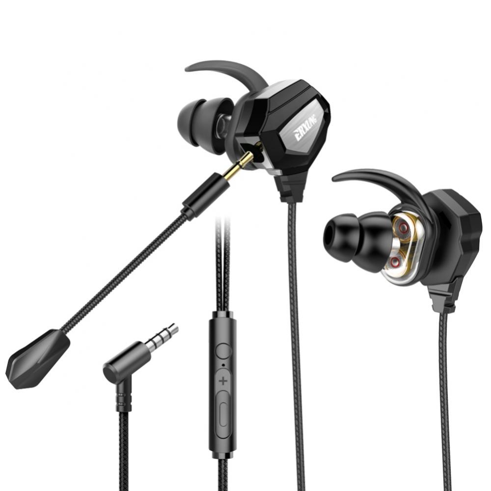 3.5mm Gaming Earbuds with Mic, inEar Headset Stereo Headphone with