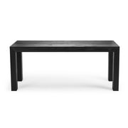 Plank+Beam 72 Extendable Dining Table, Black Wirebrush