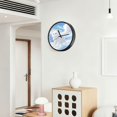 thumbnail image 6 of Indoor 12' Voice-Activated Luminous Decoration Wall Clock With LED Night Light White Cat, 6 of 8
