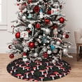thumbnail image 5 of Sikiie Red Mushrooms 30-48 inches {designName} Print Christmas Tree Skirt Snowman Xmas Tree Skirt with Edge Christmas Decorations for Holiday Party30", 5 of 7