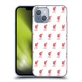 thumbnail image 1 of Head Case Designs Officially Licensed Liverpool Football Club Crest & Liverbird Patterns 1 White Soft Gel Case Compatible with Apple iPhone 14, 1 of 7