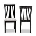 thumbnail image 2 of Baxton Studio Minette Modern and Contemporary Gray Fabric Upholstered and Espresso Brown Finished Wood 2-Piece Dining Chair Set, 2 of 8
