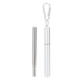 thumbnail image 2 of Pajita De Acero Inoxidable, Pajitas Reutilizables Retráctiles De Acero Inoxidable De Grado Alimenticio Con Estuche De Almacenamiento De Cepillo Para Beber Jugos De Frutas Para, 2 of 7