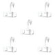thumbnail image 3 of Bewildely Soporte de cabezal de ducha de 360 ​​°, soporte de cabezal de ducha autoadhesivo ajustable, montaje en pared con 2 ganchos, soporte para Type5 NO5 Bewildely CBP074515, 3 of 6