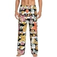 thumbnail image 2 of Lsque Sea Shell Print Men's Pajama Pants, Lounge Pant - Comfortable Home Wear,Elastic Waistband, Stylish Design-X-Large, 2 of 9
