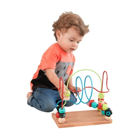 KidKraft Colorful Wooden Bead Maze - Preschool and Toddler Educational Toys