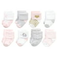 thumbnail image 2 of Hudson Baby Cotton Rich Baby Terry Socks 16-Pack, Pink Gray Elephant, 0-6 Months, 2 of 3